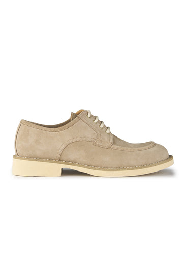 Boat-Style Suede Derby Shoe