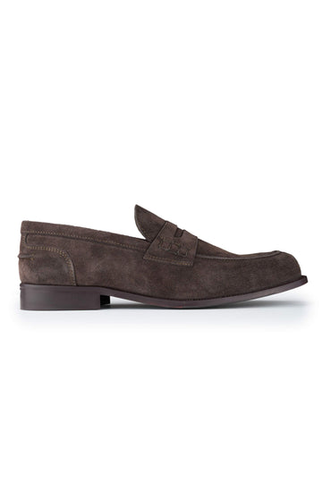 Suede Penny Loafers