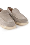 Low Suede Loafers