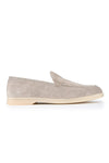 Low Suede Loafers