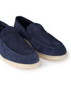 Low Suede Loafers