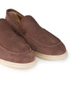 Low Suede Loafers