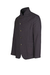 Wool & Cotton Herringbone Star-collar Jacket