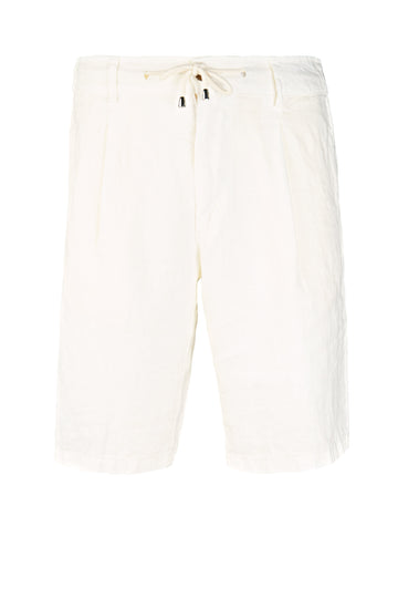 Linen Pleated Shorts