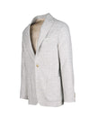 Half-Lined Deconstructed Prince of Wales Blazer