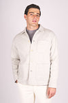 Herringbone Alpaca Blend Shirt-Jacket