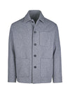 Unlined Herringbone Wool Chore Coat