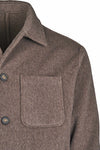 Unlined Wool Blend Chore Coat