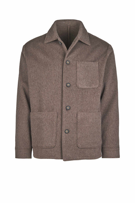 Unlined Wool Blend Chore Coat