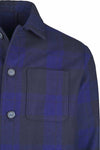 Chore Unlined Wool-blend Checked Coat