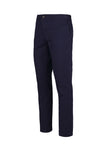 Stretch Cotton Twill Chino Pants with Pleats