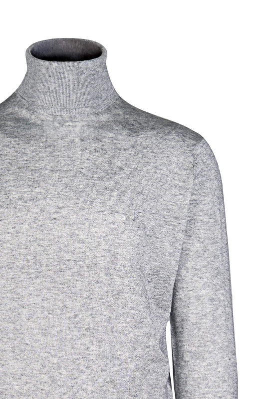 Wool & Cashmere Blend Turtleneck Sweater