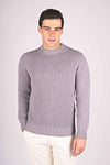 Retained-Stitch Wool Blend Sweater