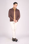 Buttoned Retained-Stitch Cardigan