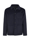 Reversible Double-Face Wool-Blend Jacket