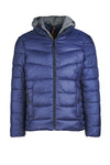 Puffer Jacket with Removable Hoodie Bib