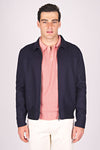 Unlined Double-Cloth  Wool & Cashmere Zip Jacket