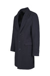 Single-Breasted Casentino Wool Coat