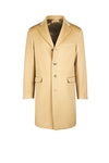 Single-Breasted Pure Cashmere Coat