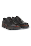 Lug Sole Leather Derby Shoes