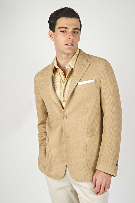 Giro-Inglese Weave Linen & Cotton Jacket