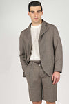 Giro-Inglese Weave Star-Collar Jacket