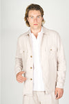 Linen & Cotton Shirt Jacket