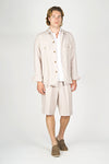 Linen & Cotton Shirt Jacket