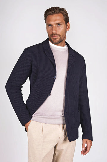 Knitted Cotton Cardigan Jacket